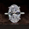 2.45ct Certified Natural VS1 White Moissanite Ring For Her Gift Idea 18K Gold Plate 18K Gold Plated