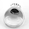 5.20 Ct Certified Round Cut Black Moissanite Gold Vermeil Ring For Engagement - View 2 - GEMHUB