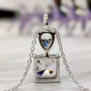 4.60 Ct Certified White Moisanite Solitaire Pendant Gold Vermeil Christmas Gift - View 3 - GEMHUB