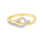 0.18 Ct. IGI Certified 18k Yellow Gold Diamond Cluster Ring For Women Gift