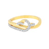 0.18 Ct. IGI Certified 18k Yellow Gold Diamond Cluster Ring For Women Gift in 18kt
