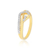 0.18 Ct. IGI Certified 18k Yellow Gold Diamond Cluster Ring For Women Gift - view 5