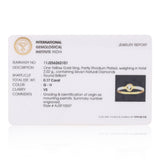 0.17 Ct. IGI Certified 18k Yellow Gold Diamond Elegant Design Ladies Ring - view 6
