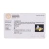 0.10 Ct. IGI Certified Natural Diamond 18k Heart Cross Over Yellow Gold Ring - view 6