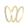0.35 Ct. IGI Certified Natural Diamond 18k Yellow Gold Stackable Ring Set of 3 - view 3
