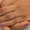 0.35 Ct. IGI Certified Natural Diamond 18k Yellow Gold Stackable Ring Set of 3 - view 10