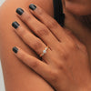 0.40 Ct. IGI Certified 18K Yellow Gold GH VS Diamond Twist Engagement Ring - view 5