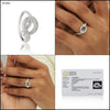 0.50 Ct. IGI Cert 18k White Gold Diamond Legacy Knot Ring - Love & Unity Symbol - view 7