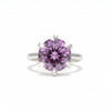 Certified 3ct VVS1 Shiny Pink Moissanite Ring in Jewellery for Love 18K Gold Plated V 18K Gold Plated