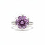 Certified 3ct VVS1 Shiny Pink Moissanite Ring in Jewellery for Love 18K Gold Plated V 18K Gold Plated