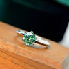Certified 1.99ct VS1 Blue Moissanite Ring Jewellery for Women Gift 18K Gold Plated Ve 18K Gold Plated