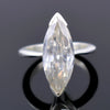 Certified Natural AAA 5.80ct VS1 White Moissanite Handmade Ring 18K Gold Plated Ver 18K Gold Plated