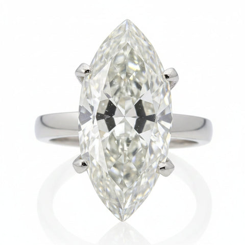 Black Friday! Certified 7.5ct VS White Moissanite Ring for Love 18K Gold Plated Ver 18K Gold Plated