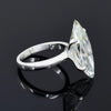 Black Friday! Certified 7.5ct VS White Moissanite Ring for Love 18K Gold Plated Ver 18K Gold Plated
