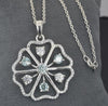 3.5Ct Certified Round Cut Moissanite Solitaire Pendant In Gold Vermeil - GEMHUB