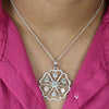 3.5Ct Certified Round Cut Moissanite Solitaire Pendant In Gold Vermeil - View 3 - GEMHUB