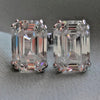 5.00 ct DEW White Moissanite Solitaire Studs In Gold Vermeil For Girls