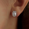 5.00 Ct White Moissanite Solitaire Studs In Gold Vermeil For Girls - GEMHUB
