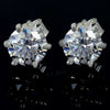 7.30 ct DEW Certified White Moissanite In Gold Vermeil Dangler Earrings