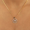 0.95 Ct Natural Diamond Necklace Pendant 18K Gold IGI G-H VS Elegant - view 5