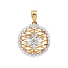 0.95 Ct Natural Diamond Necklace Pendant 18K Gold IGI G-H VS Elegant