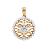 0.95 Ct Natural Diamond Necklace Pendant 18K Gold IGI G-H VS Elegant