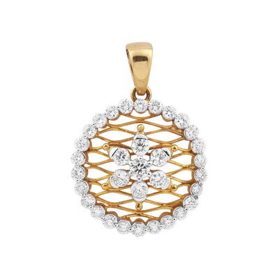 0.95ct Natural Diamond Pendant Necklace