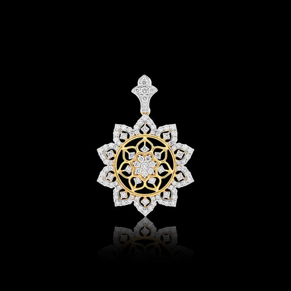Luxury 1.01 Ct Diamond Pendant IGI Certified G-H VS Round 18K Gold Necklace - view 4