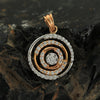 IGI Certified 0.80 Ct. Natural Diamond Necklace Pendant in 18K Gold For Women