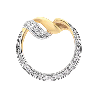 0.40ct Natural Diamond Pendant Necklace
