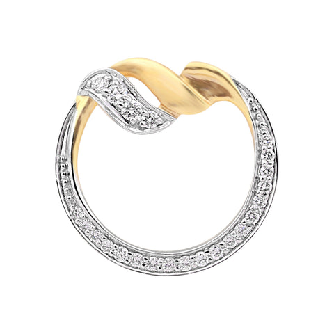 0.40 Ct Diamond Pendant Necklace IGI Certified 18K Gold H-I VS Luxury