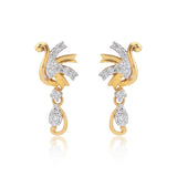 IGI Certified 0.28 Ct Diamond Stud Earrings G-H VS Brilliant Cut Tops