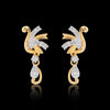 IGI Certified 0.28 Ct Diamond Stud Earrings G-H VS Brilliant Cut Tops