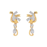 IGI Certified 0.28 Ct Diamond Stud Earrings G-H VS Brilliant Cut Tops