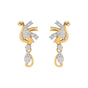 IGI Certified 0.28 Ct Natural Diamond Stud Earrings G-H VS Brilliant Cut Tops