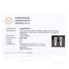 0.55 Ct Round Diamond Stud Earrings IGI Certified H-I VS 18K Gold Jewellery
