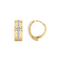 0.23 Ct Natural Diamond Stud Tops IGI Certified G-H VS 18K Gold Gift Jewellery