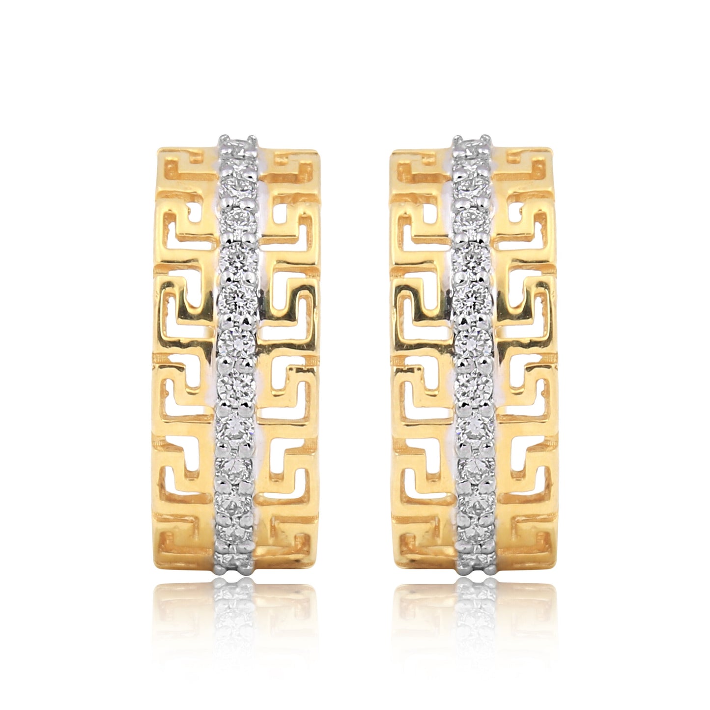 0.23 Ct Diamond Stud Tops IGI Certified G-H VS 18K Gold Gift Jewellery