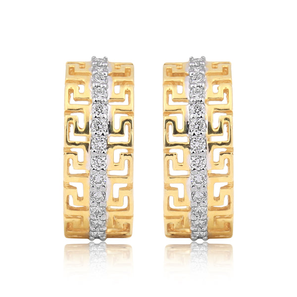 0.23 Ct Diamond Stud Tops IGI Certified G-H VS 18K Gold Gift Jewellery