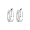 0.55 Ct Round Diamond Stud Earrings IGI Certified H-I VS 18K Gold Jewellery