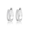 0.55 Ct Round Diamond Stud Earrings IGI Certified H-I VS 18K Gold Jewellery