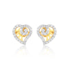 Classic Jewellery 0.56 Ct Round Diamond Earrings IGI Certified SI2-I1 18K Gold