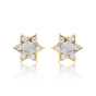 IGI Certified 0.59 Ct Natural Diamond Earrings H-I I1-I2 Round 18K Gold Jewellery