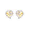 Classic Jewellery 0.56 Ct Round Diamond Earrings IGI Certified SI2-I1 18K Gold