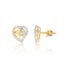 Classic Jewellery 0.56 Ct Round Diamond Earrings IGI Certified SI2-I1 18K Gold