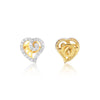 Classic Jewellery 0.56 Ct Round Diamond Earrings IGI Certified SI2-I1 18K Gold
