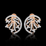 1.45 Ct Natural Diamond Stud Earrings IGI Certified H-I VS Round Brilliant Tops