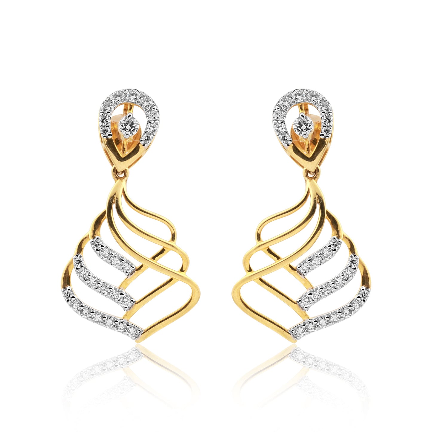 Stunning 0.90 Ct Diamond Stud Tops IGI Certified G-H VS High Quality