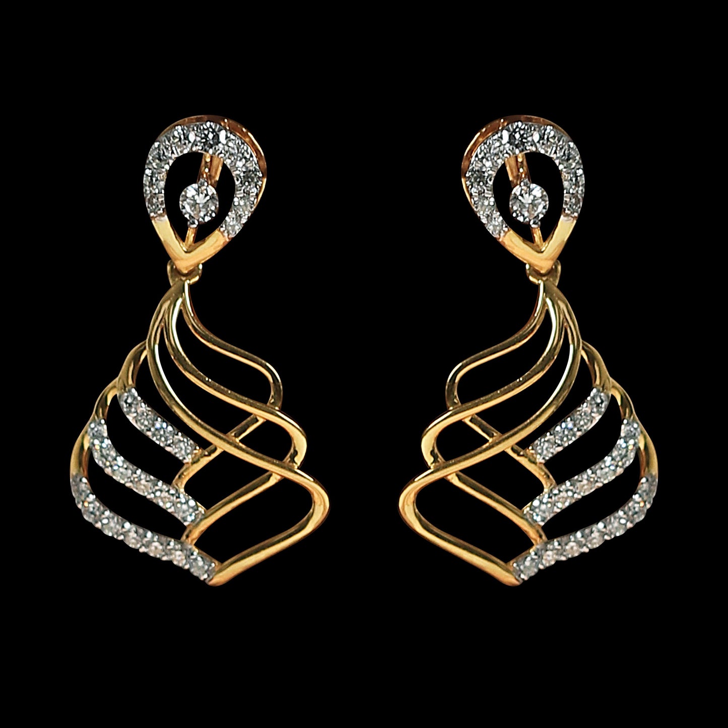 Stunning 0.90 Ct Diamond Stud Tops IGI Certified G-H VS High Quality