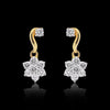 IGI Certified 1.09 Ct Round Diamond Earrings H-I VS Premium Stud Tops